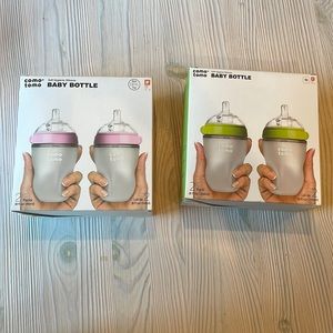 4 Brand New Comotomo baby bottles (8 oz)